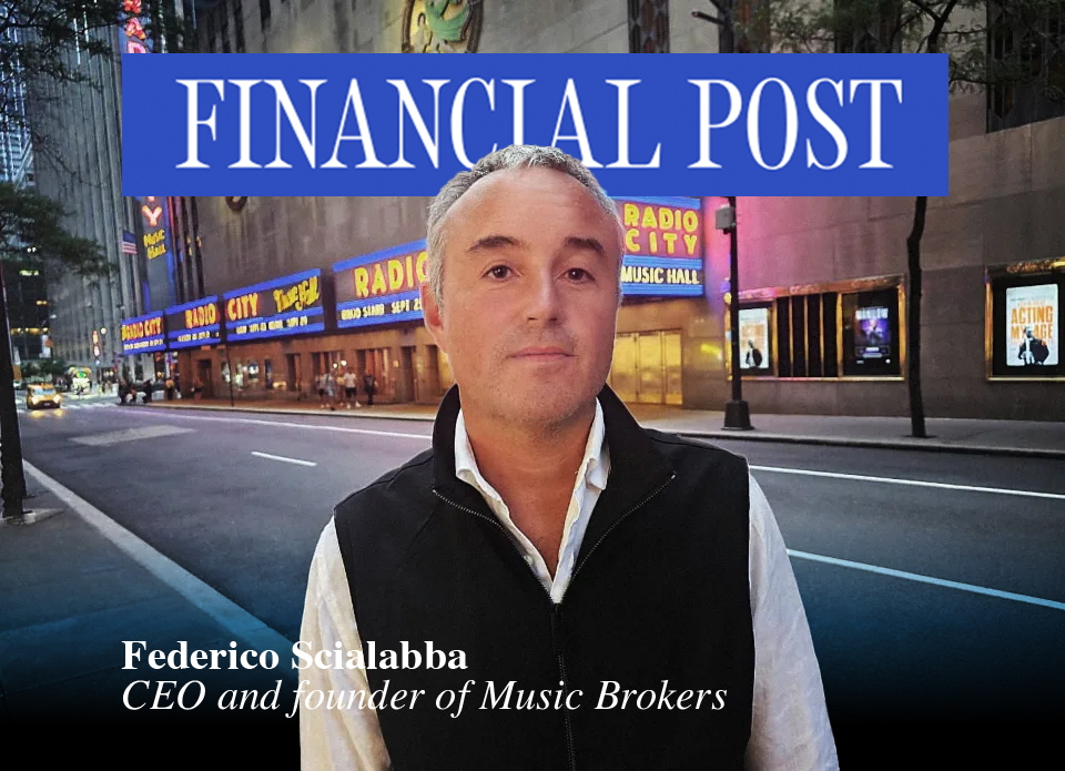 Federico Scialabba CEO and Founder of MUSIC BROKERS - Financial Post